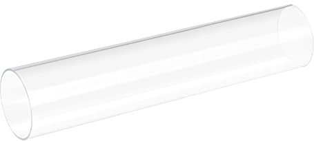 sourcing map PVC Transparent Rohr, Innendurchmesser 36mm Durchmesser 40mm LÄNGE 200mm Acryl Kunststoffrohr für Lampenbau, Stehlampen, Möbel