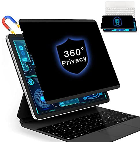 Protector de pantalla magnético para iPad Pro 11 M1 2021/2020/2018, FILMEXT iPad Pro 11, protector de pantalla, reutilizable y extraíble, antideslumbrante antiespía, filtro [360 privacidad]