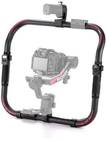 TILTA Advanced Ring Grip para dji RS 4/RS 4 Pro/RS 2/RS 3 Pro Anillo de Mano con Mango de Control Remoto y Mango de Control de Lente inalámbrico de Canal TGA-ARG