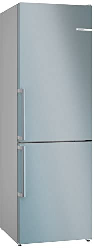 Bosch KGN36VLDT, Serie 4, Kühl-Gefrier-Kombination, 186 x 60 cm, 218 L Kühlen & 103 L Gefrieren, NoFrost nie wieder abtauen, VitaFresh XXL, Gebürsteter Stahl