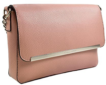MARCO TOZZI Damen Umhängetasche Überschlag Kettenriemen 2-61120-29, Farbe:Rosa