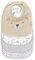 Nuby Snug and Dry Bibs 048526999460 Lätzchen, Bio-Baumwolle, maschinenwaschbar, gepolsterter Ausschnitt, Einheitsgröße, 4 Stück