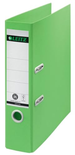 Leitz Recycle Folder 180° A4, 8 cm Spine, for 600 Sheets | Patented 180 degree precision mechanism; Up to 600 A4 sheets capacity; For work, school or home