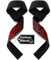 EVO Fitness Straps Palestra Cinghie per Sollevamento Pesi Antiscivolo Powerlifting Straps Palestra Uomo Donna Lifting Straps Accessori Palestra Allenamento Della Forza Impugnature (Rosso)