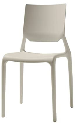 Stuhl Sirio Art. 2319 aus Technopolymer einsetzbar, italienisches Design (Taupe)