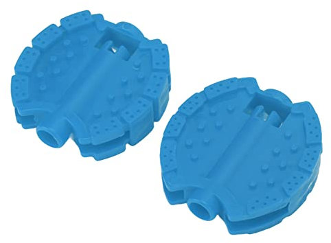 Dreirad-Replament-Pedale, Kinder-Dreirad-Pedale, Kunststoff, 2 Stück, Kinderfahrradpedal, Kunststoff, Kinder-Dreirad, Fahrradpedale, Kind, Kinderwagen, Vorderrad, Fußpedal, Sories (Blau)