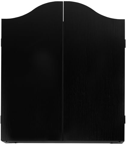 KOTO - Cabinet Plain Black Dartschrank, Dart Schrank für Zuhause, Praktische Aufbewahrung & Dart-Spielvergnügen, Whiteboards zur Punkteverfolgung