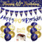 Mens 40th Birthday Decorations Navy Blue Gold 40th Blue Gold Birthday Decorations Men Happys by RichMoho