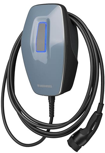 Mennekes Wallbox AMTRON 4You 110, 11 kW für E-Autos und Hybrid - 7,5 m Kabel - innen und außen - Cover Mondscheingrau
