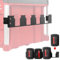 4 Slots Battery Holder Compatible with Milwaukee M18 Battery,Effortless Side Storage Solution Fit for Milwaukee Packout System,Corner Rail clips Including,Securely Store Your Batteries with Ease