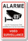 TAKULA 22 * 15CM Panneau Camera Surveillance,Site sous Video Surveillance Panneau Respect de la Signalisation de la Vidéosurveillance
