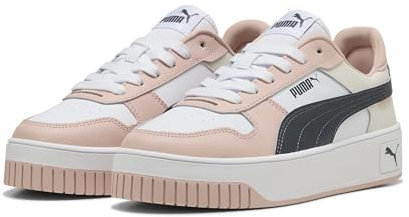 PUMA Carina Street, Scarpe da Ginnastica Donna, White-Strong Gray-Rose Quartz, 37 EU