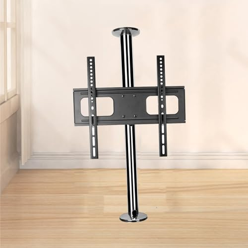 Staffa Parete Divisoria TV LCD - Partizione Gancio Girevole, Supporto Da Pavimento Per TV LCD Con Telaio Girevole A 360 Gradi, Telaio Rotante Divisorio, Base Girevole Per Mobile TV(86-114cm)