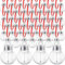 Patelai Weihnachtskugeln, Schnapsglas, Ornament, Kunststoff, befüllbar, Weihnachtsbaumschmuck, Wasserflasche, Glühbirnen für Urlaub, Party, Dekoration, drinnen und draußen (transparent mit