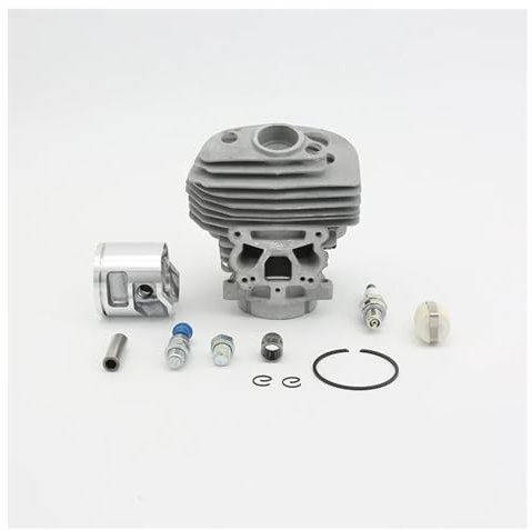 MBUIOPJ 46 mm Zylinderkolben kompatibel mit Husqvarna 555 556 560 560XP 560XPG 562 562XP 562XPG Kettensäge 575355803 Dekompressionsventil Zündkerze