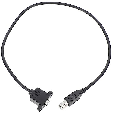 KONTONTY Professional Usb 2.0 b Cable 50cm Printer Extension Wire 90 Degree Socket for Easy Connection