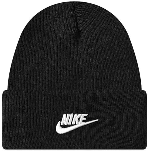 Nike Unisex Nk Peak Beanie Tc FUT F24 L, Black/White, Einheitsgröße