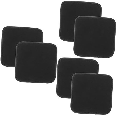 NULYLU 6 Pcs Bowling Cleaning Cloth Bowls Grip Bowling Ball Rag Hair Towel Bowling Gear Balls Bowling Ball Wipes Towel Towel Fiber Black