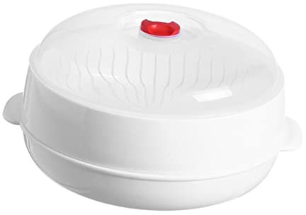 WATIIFUFU Cuiseur Vapeur Pour - Cuiseur Vapeur De Cuisine Assiette Ronde Monocouche Facile À Préparer Des Repas