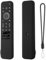 Custodia Protettiva in Silicone per Telecomando per Sony RMF-TX810U RMF-TX811U RMF-TX910U, Custodia Antiurto per Pelle (Nero)