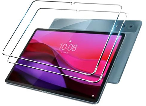 Heioloo 2 Pezzi Vetro Temperato per Lenovo Yoga Tab Plus/Lenovo idea Tab Pro 2025 Pellicola Protettiva Senza Bolle, 9H Durezza, Anti Graffi, Anti-Impronte
