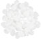 CORHAD Lot de 100 Petites Pierres Décoratives Lisses pour Aquarium Gravier Blanc