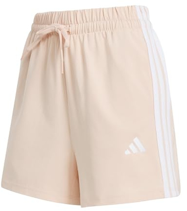 Adidas Damen Essentials 3-Stripes Cotton Shorts