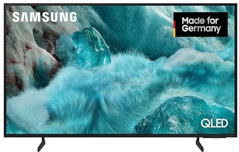 Samsung QLED 4K Q7FA 55 Zoll (138 cm) UHD Fernseher, Q4 AI Prozessor, Quantum Dot für Reale Farben, 4K Upscaling, Gaming Hub, Knox Security, Kostenlose Inhalte, Samsung Vision AI Smart TV