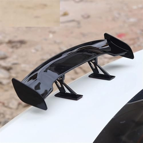 Auto Heckspoiler für Opel Vauxhall Corsa 5-Door/Corsa 3-Door F E D C B A 1988-2025, Mini-Flügel kleines Spoiler Dekoration Kofferraumspoiler, Autozubehör,25CM-Black
