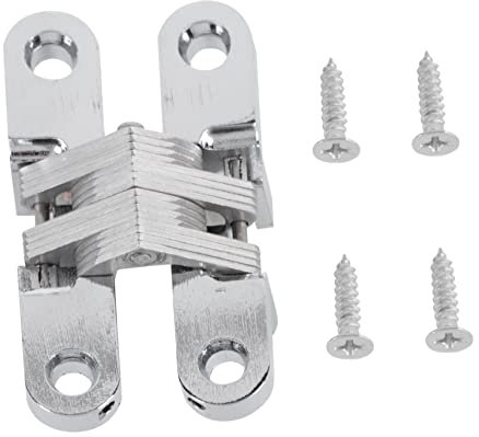 Tofficu Charnières Pour Volets Pliants Et Portes Charnières Métalliques Robustes Et Pliantes Invisibles Et Silencieuses Pour Meubles