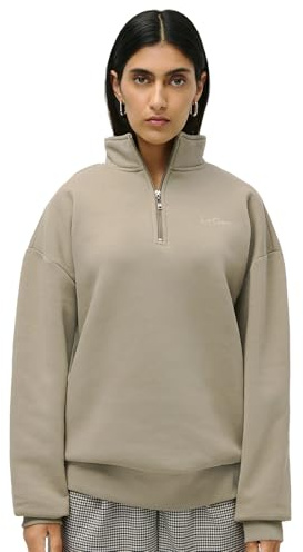LeGer by Lena Gercke Jenny Sweater - Half Zip Pullover Damen mit Kragen - Oversized-Passform - Sweatshirt aus Baumwolle - Mode für Damen - Gr. 34-44