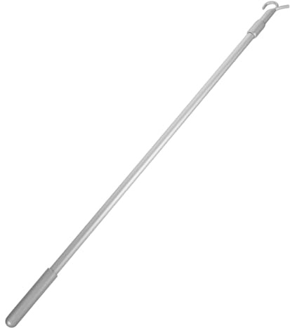 CORHAD Barre de Tirage Télescopique pour Stores sans Cordon - Tringle à Rideaux Réglable en Alliage D'aluminium - Tringle Facile à Pousser Et à Tirer pour Stores Et Rideaux de Porte Coulissante