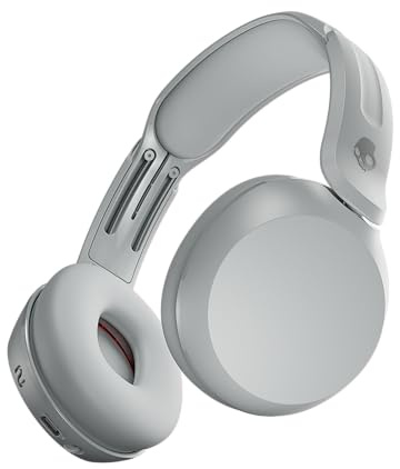 Skullcandy Icon 180 Wireless On-Ear Bluetooth Headphones - Cement | 50 Hours Battery, Lightweight and Travel Ready, Secure Fit, Sweat and Water Resistant, Microphone iPhone Android, Foldable