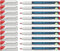 Schneider Maxx 221 S Universal-Marker (non-permanent, feucht abwischbar, 0,4 mm) 10er Packung rot