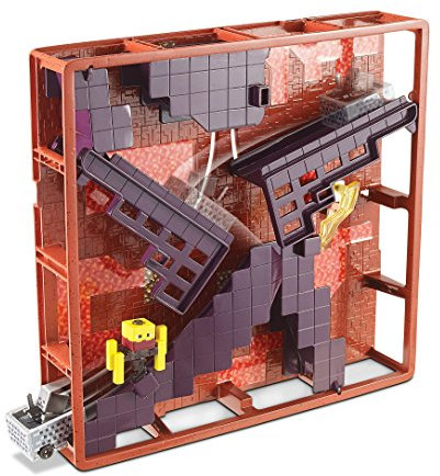 Hot Wheels Bloques de Pista Minecraft Fortaleza Nether Sistema del Juego