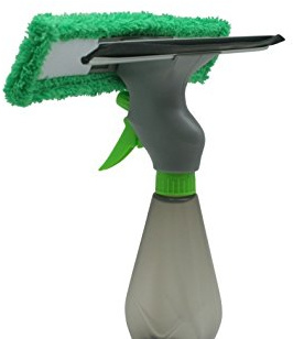 Fensterreiniger Set 3in1 Fensterwischer Abzieher Sprühflasche