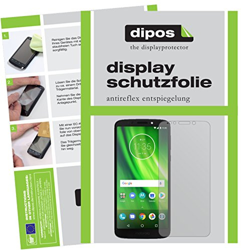 dipos 6x Displayschutzfolie matt für Lenovo Moto G6 Play | Antireflex, entspiegelnd, passt perfekt, Ultra-Dünn, kratzfest, blasenfrei, Fingerprint-kompatibel, selbstklebend