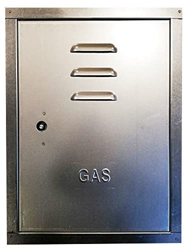 Sportello portello porta zincata per contatore gas (50x70cm)