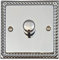 Georgian Polished Chrome LED Dimmer (1 Gang) - MC511