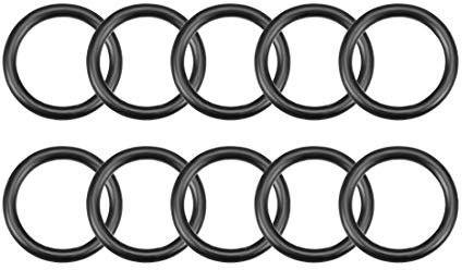 sourcing map 10Stk Metrische Nitrilkautschuk O-Ringe Dichtung 21mm AD 16mm ID 2,5mm Breite