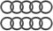 sourcing map 10Stk Metrische Nitrilkautschuk O-Ringe Dichtung 21mm AD 16mm ID 2,5mm Breite