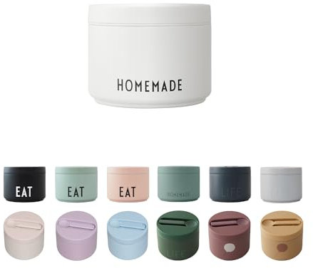 Design Letters Lunch Box Isotherme 330 Ml | Thermos Isotherme Sans BPA/BPS | Boîte Isotherme Repas Chaud en Acier Inoxydable | Boite Repas Isolation à Double Paroi | Thermos Alimentaire Chaud