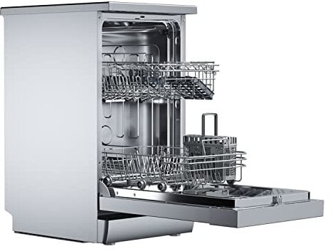 Teka DFS 44 750 SS - Lavavajillas 45 cm, de Libre Instalación, Expert Care Series con Tecnología Extra Dry Function y Panel de Mandos, para 10 Cubiertos y con 7 Programas de Lavado, Inox