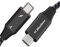 Elexlinco Cable Thunderbolt 4 2m, Thunderbolt 4 Supporte Jusqu'a 8K Display/40Gbps Data Transfer, 100W USB-C to USB-C Charge Cable, Compatible avec Macbooks, Studio Display, iPad pro, Hub, Base, etc.