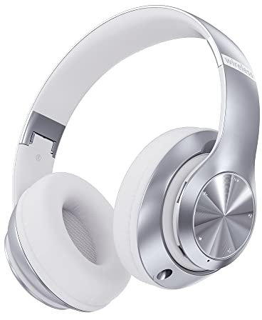 Cuffie Wireless Bluetooth, 60 Ore Di Riproduzione Cuffie Over Ear 6 EQ Modalità di Suono, Cuffie Senza Fili Stereo HiFi con Microfono, SD/TF, FM, Cuffie Bluetooth 5.0 per Viaggio, Studio, Ufficio