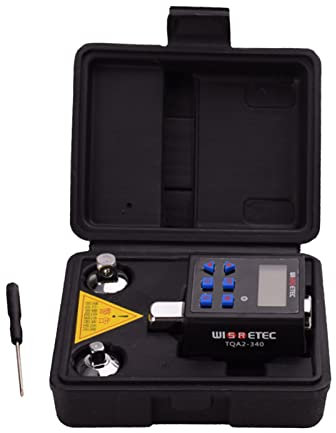 Folpus 0.3-340 N.M Adjustable Torque Meter Wrench,Electronic Digital Display Digital Angle Torque Adapter for Railway Testing Machinery Aviation, TQA2-340