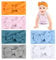 Aolso Fascia Capelli Neonata, 6 Pezzi Fiocchi Fasce Capelli Neonata, Nylon Fascia Capelli Bambina Elastica Fascia Neonata per Bambina Neonata 0-3 Anni