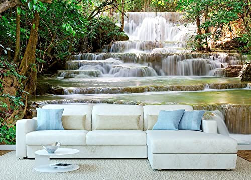 Oedim Fotomural Vinilo Cascada | Vinilo Premium 200x150cm | Para la Decoración de Comedores, Salones