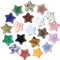 20 Piezas Piedras Semipreciosas de Cristales Naturales, Juego de Piedras Preciosas de Cristales Curativos, Piedras de Chakra, Piedras de la Suerte, Energía Espiritual, Maceta y Decoración de Acuario