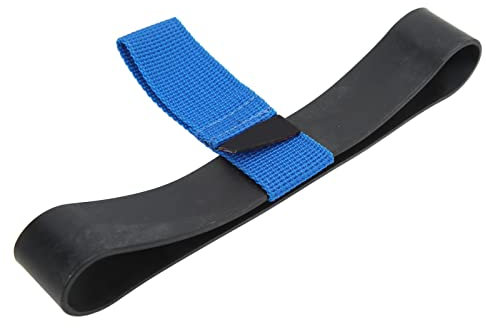 KENANLAN Diving Bottle Tube Retaining Strap, Diving Bottle Hose Retaining Strap, Elastic, Wear-resistant Rubber Snorkel Bottle Strap for 6 Litre Cylinder (Blue)